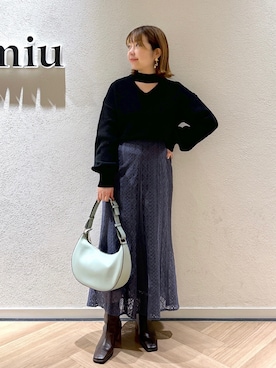 「andemiu」｜MAYUさん（レディース・153cm）の冬コーディネート