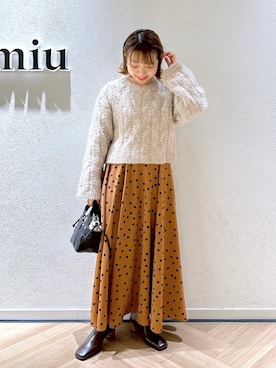 「andemiu」｜MAYUさん（レディース・153cm）の秋コーディネート