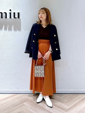 「andemiu」｜MAYUさん（レディース・153cm）の秋コーディネート