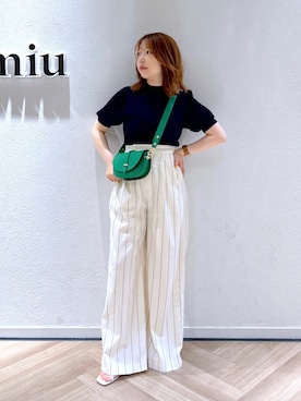 「andemiu」｜MAYUさん（レディース・153cm）の夏コーディネート