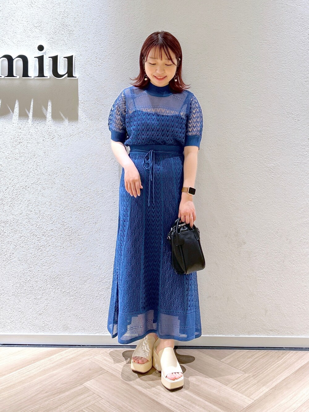 Andemiu（アンデミュウ）の「クロシェニットスカート904864