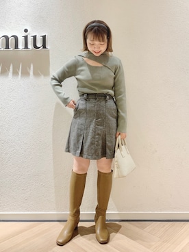 「andemiu」｜MAYUさん（レディース・153cm）の秋コーディネート