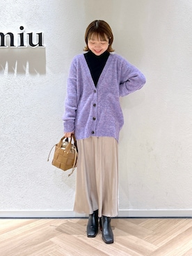 「andemiu」｜MAYUさん（レディース・153cm）の冬コーディネート