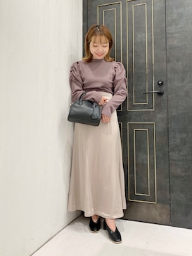 「パワショル」｜「アイテム（その他）」を使った、MAYUさん（レディース・153cm）の秋コーディネート