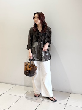 「MOHI（モヒ）のアイテム」を使った、shokoさん（レディース・157cm）の春コーディネート