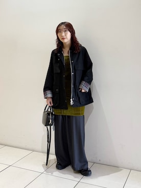 「アイテム（テーラードジャケット）」を使った、shokoさん（レディース・157cm）の秋コーディネート