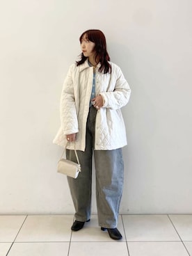 「URBAN RESEARCH（アーバンリサーチ）のアイテム（ダウンジャケット/コート）」を使った、shokoさん（レディース・157cm）の冬コーディネート