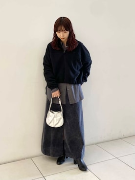 「Aラインスカート」｜shokoさん（レディース・157cm）の秋コーディネート