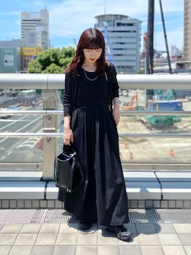 「PIENI（ピエニ）のPIENI　KUU（トートバッグ）」を使った、shokoさん（レディース・157cm）の夏コーディネート