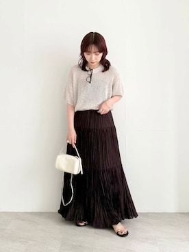 「アーバンリサーチ」｜「アイテム（サンダル）」を使った、shokoさん（レディース・157cm）の夏コーディネート
