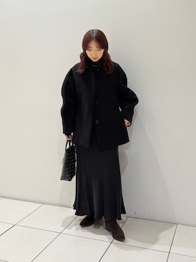 「アイテム（テーラードジャケット）」を使った、shokoさん（レディース・157cm）の冬コーディネート