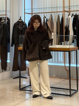 「アイテム（テーラードジャケット）」を使った、shokoさん（レディース・157cm）の秋コーディネート