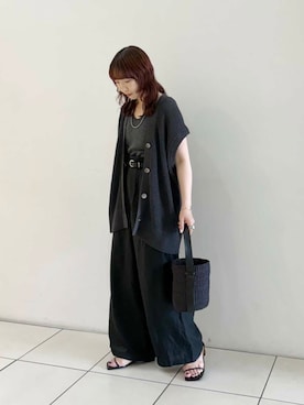 「アーバンリサーチ」｜「アイテム（キャミソール）」を使った、shokoさん（レディース・157cm）の夏コーディネート
