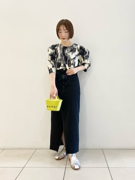 「Lee（リー）のアイテム（スカート）」を使った、shokoさん（レディース・157cm）の夏コーディネート