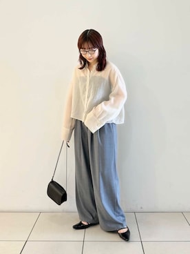 「アーバンリサーチ」｜「アイテム（パンプス）」を使った、shokoさん（レディース・157cm）の春コーディネート
