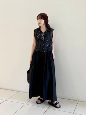 「アーバンリサーチ」｜「アイテム（パンツ）」を使った、shokoさん（レディース・157cm）の夏コーディネート