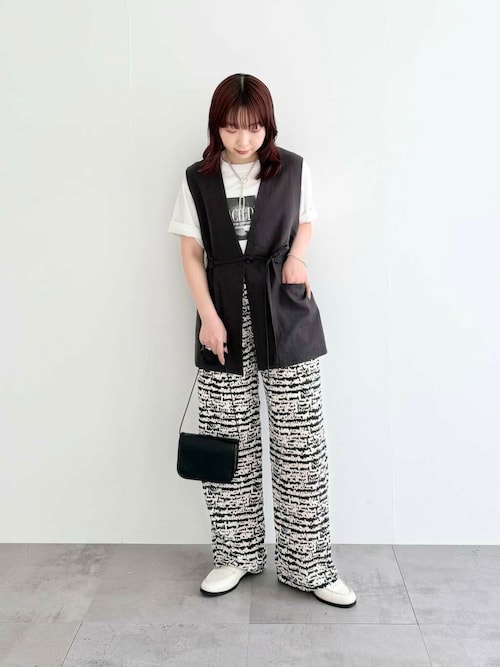 GAP 黒 ベスト・ジレ リネン　ベルト　定価15800円　ブラック　L GAP 黒 ベスト・ジレ リネン ベルト 定価15800円 ブラック L