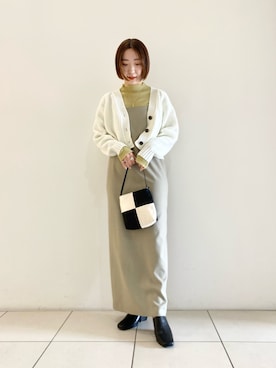 「hai（ハイ）のアイテム」を使った、shokoさん（レディース・157cm）の春コーディネート
