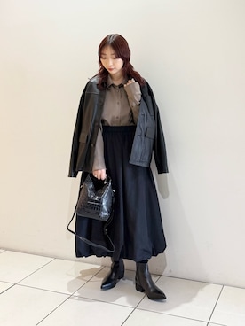 「アーバンリサーチ」｜「アイテム（その他アウター）」を使った、shokoさん（レディース・157cm）の秋コーディネート