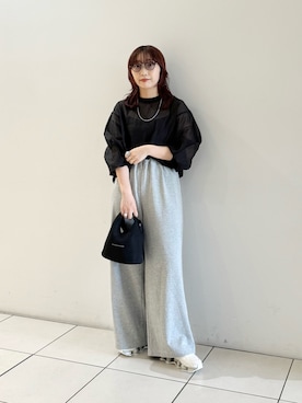 「アイテム（メガネ）」を使った、shokoさん（レディース・157cm）の秋コーディネート
