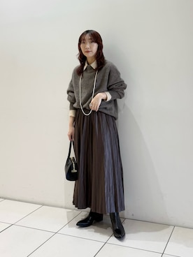 「URBAN RESEARCH（アーバンリサーチ）のアイテム」を使った、shokoさん（レディース・157cm）の秋コーディネート