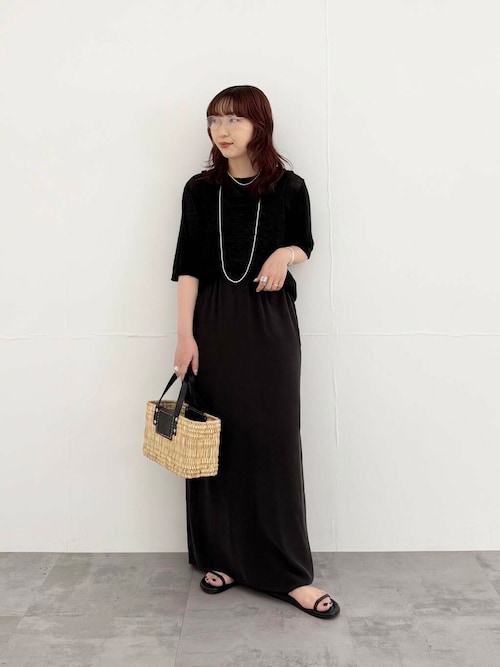 decor『デコール』　Hematite4mmBallnecklace