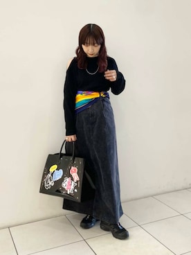 「Aラインスカート」｜shokoさん（レディース・157cm）の秋コーディネート