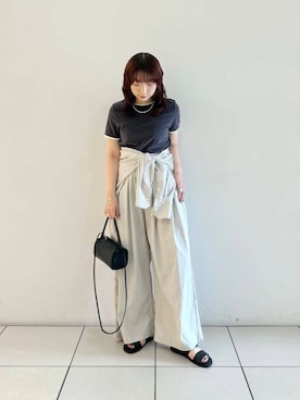 「パイル」｜shokoさん（レディース・157cm）の夏コーディネート