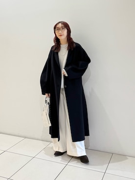 「アイテム（テーラードジャケット）」を使った、shokoさん（レディース・157cm）の冬コーディネート