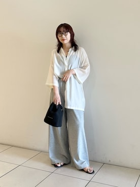 「アイテム（スウェットパンツ）」を使った、shokoさん（レディース・157cm）の秋コーディネート