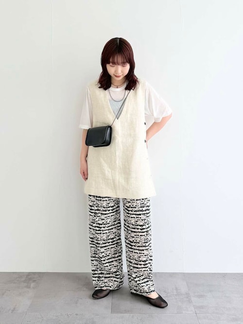 【アーバンリサーチ】new basic　リネンチュニックベスト new basic リネンチュニックベスト[URA5-27L102]｜URBAN