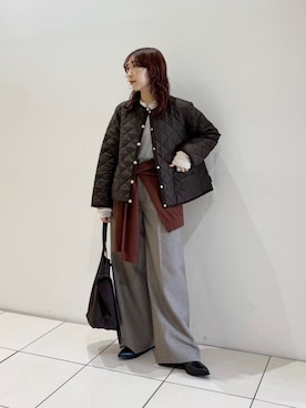 「アイテム（ダウンジャケット/コート）」を使った、shokoさん（レディース・157cm）の秋コーディネート