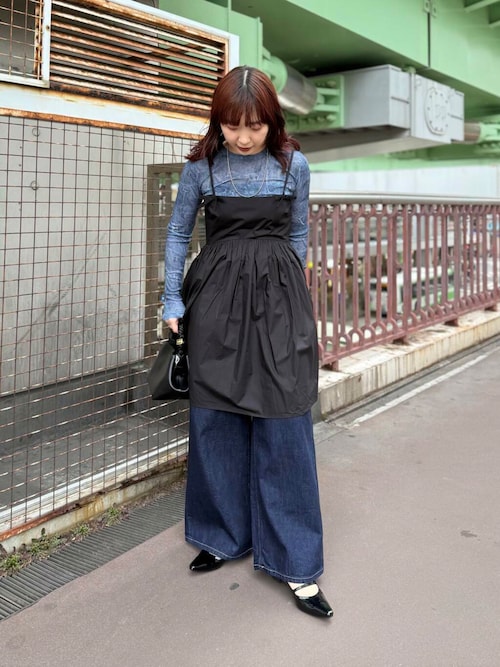 セール】GANNI Cotton Poplin Strap Dress（ワンピース）｜GANNI