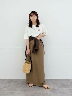 「アーバンリサーチ」｜「アイテム（サンダル）」を使った、shokoさん（レディース・157cm）の夏コーディネート