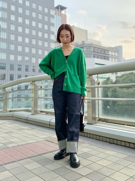 「春ニット」｜shokoさん（レディース・157cm）の春コーディネート