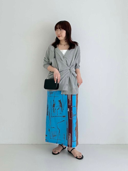 セール】『2サイズ展開』アートプリントストレートスカート（スカート