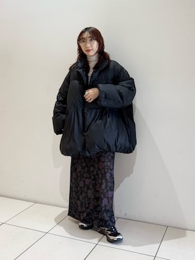 「アイテム（メガネ）」を使った、shokoさん（レディース・157cm）の秋コーディネート