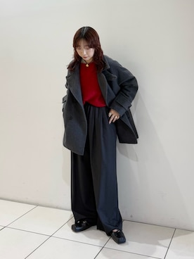 「アイテム（その他アウター）」を使った、shokoさん（レディース・157cm）の秋コーディネート