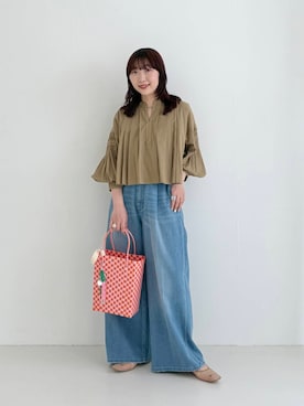 「アーバンリサーチ」｜「アイテム（パンプス）」を使った、shokoさん（レディース・157cm）の春コーディネート