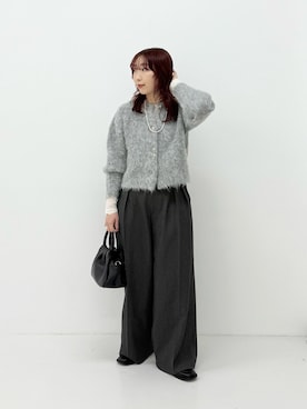 「アイテム（ローファー）」を使った、shokoさん（レディース・157cm）の秋コーディネート