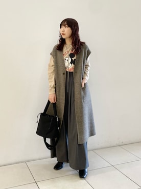 「ミッキー」｜shokoさん（レディース・157cm）の秋コーディネート