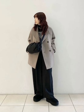 「ugg」｜「アイテム（オールインワン・サロペット）」を使った、shokoさん（レディース・157cm）の冬コーディネート