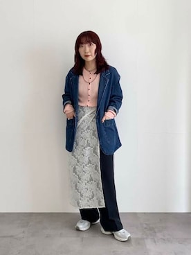 「URBAN RESEARCH（アーバンリサーチ）のアイテム（バンダナ/スカーフ）」を使った、shokoさん（レディース・157cm）の冬コーディネート