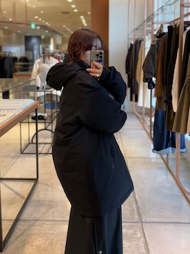 「アーバンリサーチ」｜「アイテム（その他アウター）」を使った、shokoさん（レディース・157cm）の冬コーディネート