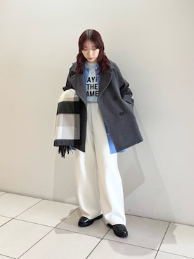 「アーバンリサーチ」｜「アイテム（その他アウター）」を使った、shokoさん（レディース・157cm）の冬コーディネート