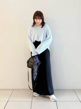 「春ニット」｜「アイテム（財布/小物）」を使った、shokoさん（レディース・157cm）の春コーディネート