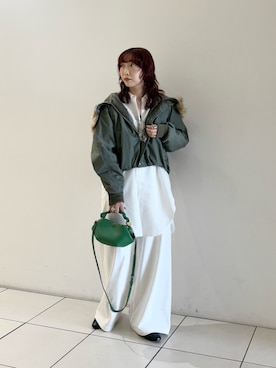 「st2508」｜「アイテム（ローファー）」を使った、shokoさん（レディース・157cm）の秋コーディネート