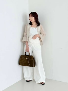 「URBAN RESEARCH（アーバンリサーチ）のアイテム（タンクトップ）」を使った、shokoさん（レディース・157cm）の夏コーディネート