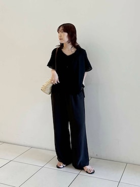 「PHILIPPE AUDIBERT（フィリップ オーディベール）のアイテム（ブレスレット）」を使った、shokoさん（レディース・157cm）の夏コーディネート