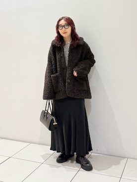 「URBAN RESEARCH（アーバンリサーチ）のアイテム」を使った、shokoさん（レディース・157cm）の冬コーディネート